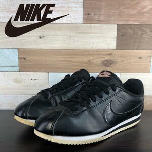 NIKE CLASSIC CORTEZ LEATHER ナイキ ウィメンズ　クラシック コルテッツ レザー ブラックパテント 24.5cm U08796 807471-009