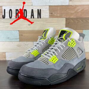 NIKE AIR JORDAN 4 RETRO SE ナイキ エアジョーダン4 レトロ LE ネオン 28cm U02050 CT5342-007