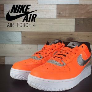 NIKE AIR FORCE 1 '07 LV8 1 3M ナイキ エアフォース1 ロー スリーエム オレンジ 24.5cm U06560 CT2299-800