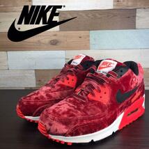 NIKE AIR MAX 90 ナイキ エアマックス 90 レッド 23cm U08697 726485-600_画像1