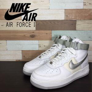 NIKE AIR FORCE 1 HI L/M ナイキ エア フォース ワン ハイ レザー メッシュ 20周年 ホワイト 27cm U08735 302347-102