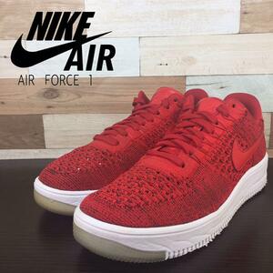 NIKE AIR FORCE 1 ULTRA FLYKNIT LOW ナイキ エアフォース ワン ウルトラ フライニット ロー レッド 27cm U03452 817419-601