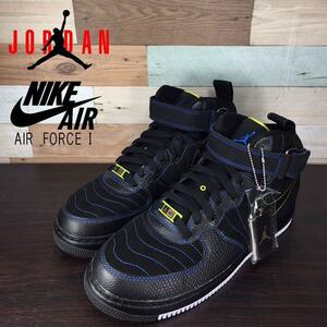 デッドストック NIKE AIR JORDAN 12 × AIR FORCE 1 ナイキ エア ジョーダン フュージョン 12 ブラック 26cm N01443 317742-001