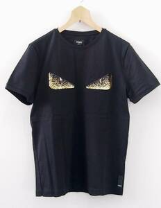 ★☆未使用品 FENDI フェンディ モンスター バッグバグズ Tシャツ M FY0895 A4PY コットン BLK イタリア製☆★