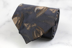  I m Pro duct brand necktie total pattern panel pattern silk made in Japan PO men's black im product