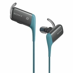 SONY スポーツ向けワイヤレスイヤホン 防滴仕様 Bluetooth対応 ブルー MDR-AS600BT/L