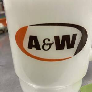 ヴィンテージ★70ｓ ファイヤーキング Ａ＆Ｗ マグカップ★エンダー、企業物、レトロ、アドマグ、美品の画像2