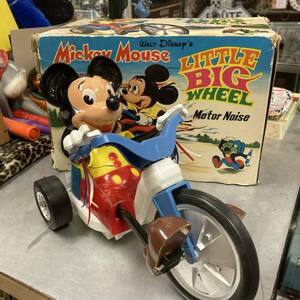 ヴィンテージ★マルクス　ＷＤＰ　ディズニー　ミッキーマウス　LITTLE BIG ＷHEEL★ティントイ、ＷＯＲＫＳ！、未使用、レトロ、80ｓ　