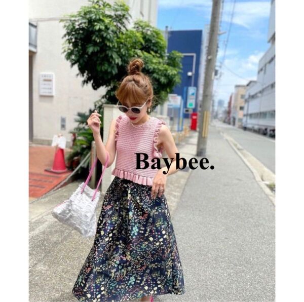 【新品】完売品 Baybee ジャガードスカート RE. 仲里依紗 HOWDY
