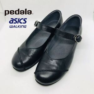 pedala アシックス ペダラ コンフォート ストラップ 国産　本革