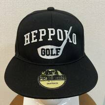 ヘッポコゴルフ オリジナル キャップ CAP golf BASE BK×WH (NEW ERA ニューエラ supreme briefing ping テーラーメイド titleist)_画像1