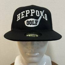 ヘッポコゴルフ オリジナル キャップ CAP golf BASE BK×WH (NEW ERA ニューエラ supreme briefing ping テーラーメイド titleist)_画像4