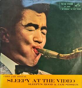 松本英彦 - SLEEPY AT THE VIDEO 稀少ペラジャケ Hidehiko Matsumoto ジョージ川口 中村八大 上田剛 渡辺貞夫