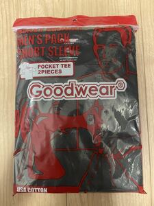 【新品未使用】Good wear グッドウェア 2P半袖ポケットTシャツ サイズL ブラック