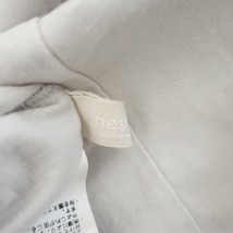 【定価1.6万】ネストローブ nest Robe *度詰め天竺ドルマンスリーブワンピース*F綿グレー系染半袖ドレス(25-2403-163)【20D42】_画像9