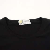 ジョンスメドレー JOHN SMEDLEY *コットンニット5分袖プルオーバー*黒ブラック薄手無地ハーフスリーブ(33-2403-376)【40D42】_画像6