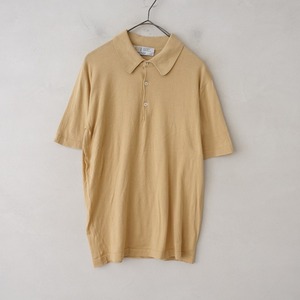 【ユニセックス】ジョンスメドレー JOHN SMEDLEY *シーアイランドコットンポロシャツ*S綿半袖3ボタンUNISEX(2-2403-530)【90D42】