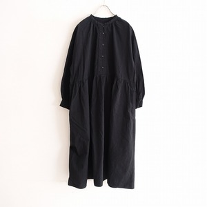 【2023AW/定価2.3万】TANDEY オオカミとフクロウ *フクロウと星降る夜のオーケストラ*綿シャツワンピース黒(4-2403-178)【41D42】