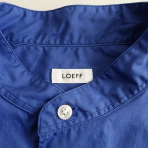 【美品/定価3.8万】ロエフ LOEFF *コットンブロードバンドカラーシャツ*1ロイヤル長袖ユナイテッドアローズ(4-2403-170)【41D42】の画像7