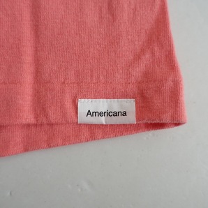 【美品/UNITED ARROWS BEAUTY&YOUTH別注】アメリカーナ Americana *MUSIC プリントTシャツ*ピンク半袖(33-2403-625)【81D42】の画像6