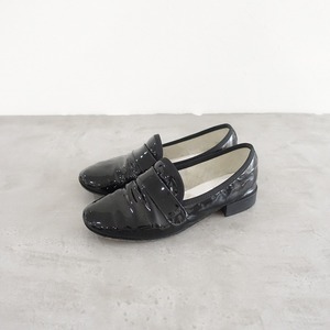 レペット repetto *Michael マイケル パテントレザーローファー 36.5/23*ブラック黒皮革シューズ靴(sh88-2404-34)【02D42】