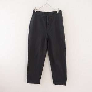 【定価2.7万】マーガレットハウエル MHL. MARGARET HOWELL MHL. *UNEVEN COTTON CANVAS ハイライズパンツ*3(33-2404-61)【82D42】