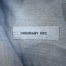 オーディナリーフィッツ Ordinary fits *ベイカーパンツ*00ダークグレー無地ロング(33-2404-106)【82D42】_画像6