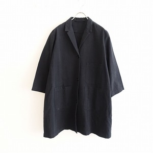 //ランフランセダンタンLin francais d’antan*GodardゴダールCotton Coat*テーラードカラーアトリエダンタン(jk2-2310-275)【72J32】