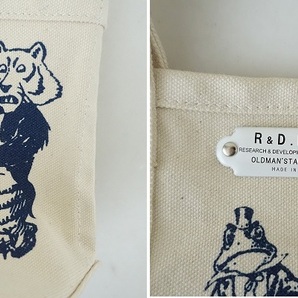 【定価1.9万】オールドマンズテーラー R&D.M.Co- *OZ SURPRISE TOTE BAG S*かばん手提げ綿キャンバス帆布(ba7-2403-105)【02D42】の画像6