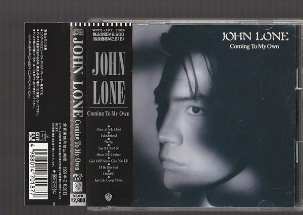 即決 送料込み ジョン・ローン 尊龍 Coming To My Own カミング・トゥ・マイ・オウン WPCL-187 日本盤CD 帯付き JOHN LONE