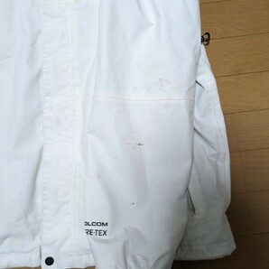 volcom  l gore-tex ジャケット 白 XLサイズ ウェアの画像3