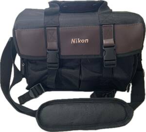 NIKON(ニコン) カメラバッグ (ブラック×ブラウン) ショルダーバッグ