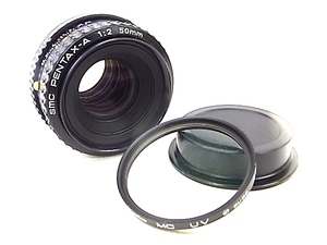 h0868 SMC PENTAX-A 1:2 50mm ペンタックス　カメラ　レンズ