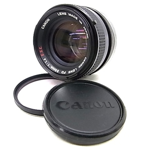 h0940 CANON LENS FD 50mm 1:1.4 S.S.C. キャノン カメラ レンズの画像1