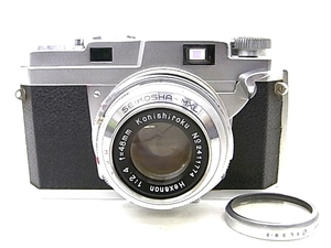 h0964 KONICA Ⅲ　KONISHIROKU HEXANON 1:2.4 f=48mm　コニカ　フィルム　カメラ　ジャンク品