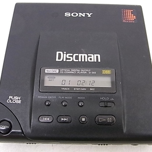 e11554 SONY D-303 ソニー コンパクトCDプレーヤー 動作確認済 本体のみの画像1