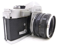 h1014 MINOLTA SR-1 ミノルタフィルムカメラ　MINOLTA ROKKOR-PF 1:1.8 f=55mm ジャンク品_画像3