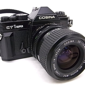 h1019 COSINA CT1 SUPER コシナ フィルムカメラ LENS COSINA 35-70mm 1:3.5-4.8 MACRO φ52 ジャンク品の画像1