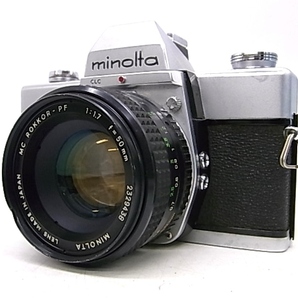 e11602 Minolta SRT101/MC ROKKOR-PF 1:1.7 f=50mm ミノルタ カメラ レンズ ジャンク品の画像3