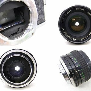 e11602 Minolta SRT101/MC ROKKOR-PF 1:1.7 f=50mm ミノルタ カメラ レンズ ジャンク品の画像8