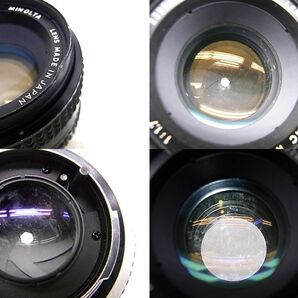e11602 Minolta SRT101/MC ROKKOR-PF 1:1.7 f=50mm ミノルタ カメラ レンズ ジャンク品の画像9