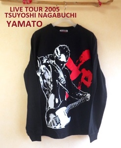 *LIVE TOUR2005[YAMATO] Tour футболка чёрный * длинный рукав Nagabuchi Tsuyoshi Yamato душа 