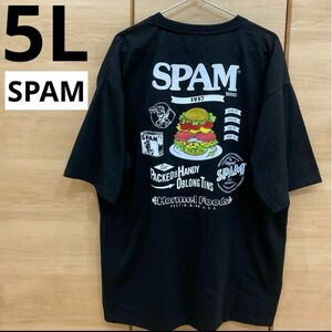 SPAM Tシャツ　5L 沖縄　黒　オーバーサイズ　オリオン