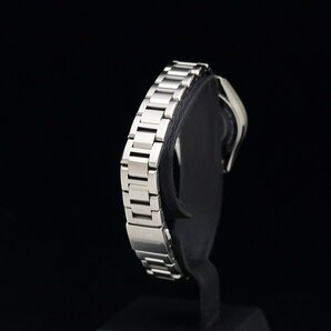 1円～ 超美品 300本限定 SEIKO セイコー エクセリーヌ SWCW102 1B22-0BW0 チタン レディース 電波ソーラー 5Pダイヤ 箱ベルト 定価17.2万の画像6