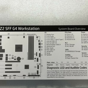 ・Xeon(R)E-2144G/Quadro P400/メモリ16G/SSD:512G/HDD:4G●HP Z2 SFF G4 Workstation●中古・Win11・動作保証無・現状品 の画像8