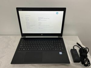 ・Core i5-7200U/メモリ8G/HDD 500GB●HP ProBOOK 450G5●中古・データ消去済・動作保証無・現状品 No.11