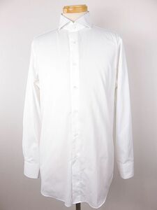鎌倉シャツ　長袖ドレスシャツ　ワイドカラー 日本製　ホワイト　 42/86 白 L