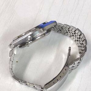 SEIKO セイコー 5 AUTOMATIC オートマチック 自動巻 7009-3070 デイデイト ブラック ゴールド 腕時計の画像4