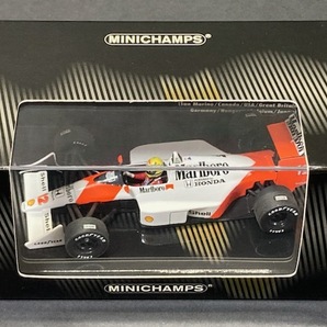 ミニチャンプス 1/43 WORLD CHAMPIONS COLLECTION マクラーレン MP4/4 アイルトン・セナ車 Marlboro仕様の画像1