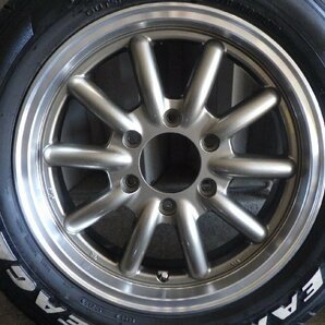 ＥＳＳＥＸ ＥＮＣＢ ハイエース 17×6.5Ｊ 139.7-6Ｈ グッドイヤー ナスカー ホワイトレター 215/60-17の画像4